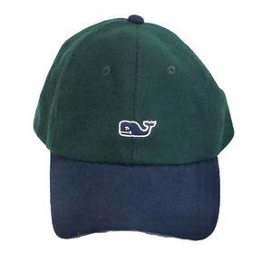 Vineyard Vines Wool  Hat Blue and Green  Viscose Happy Holidays. New Without Tag